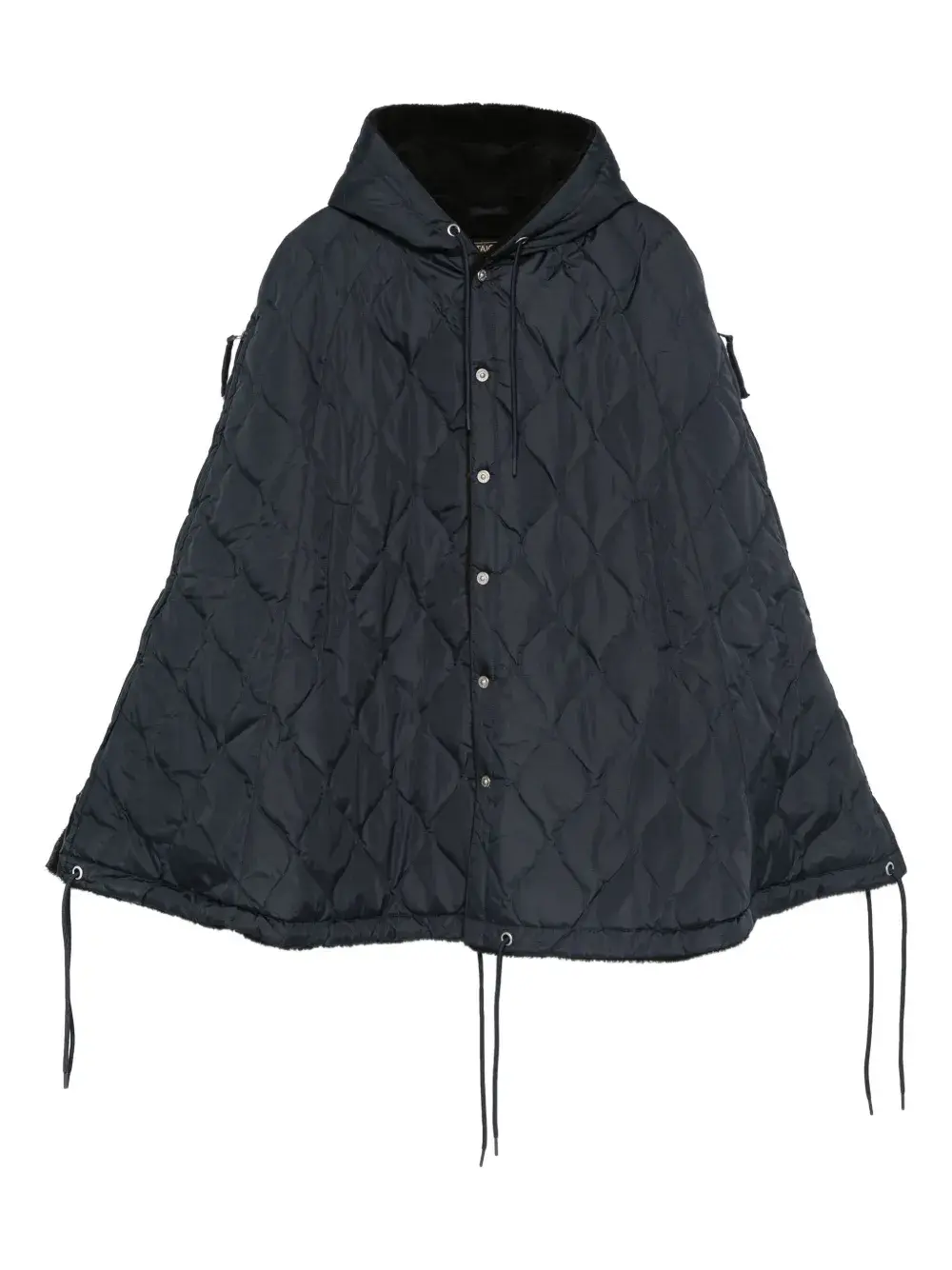 Стеганый кейп с капюшоном Taion, синий
Стеганый кейп с капюшоном Taion, синий