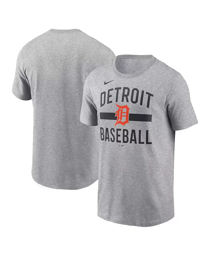 Мужская футболка Detroit Tigers с арочным принтом, цвет хизер-серый Nike
Мужская футболка Detroit Tigers с арочным принтом, цвет хизер-серый Nike