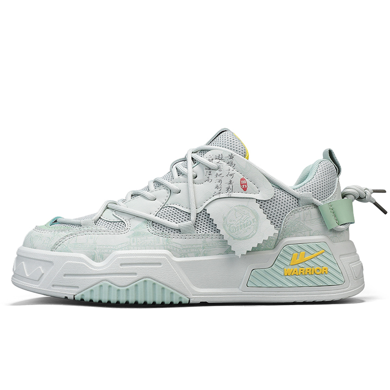 WARRIOR Низкие кроссовки для скейтбординга Coverage, устойчивые к истиранию и скольжению, мужские, дымчато-зеленые
WARRIOR Низкие кроссовки для скейтбординга Coverage, устойчивые к истиранию и скольжению, мужские, дымчато-зеленые