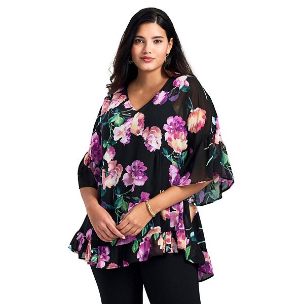 Блузка Harlow с рюшами для женщин plus size Avenue, Endless Love
Блузка Harlow с рюшами для женщин plus size Avenue, Endless Love