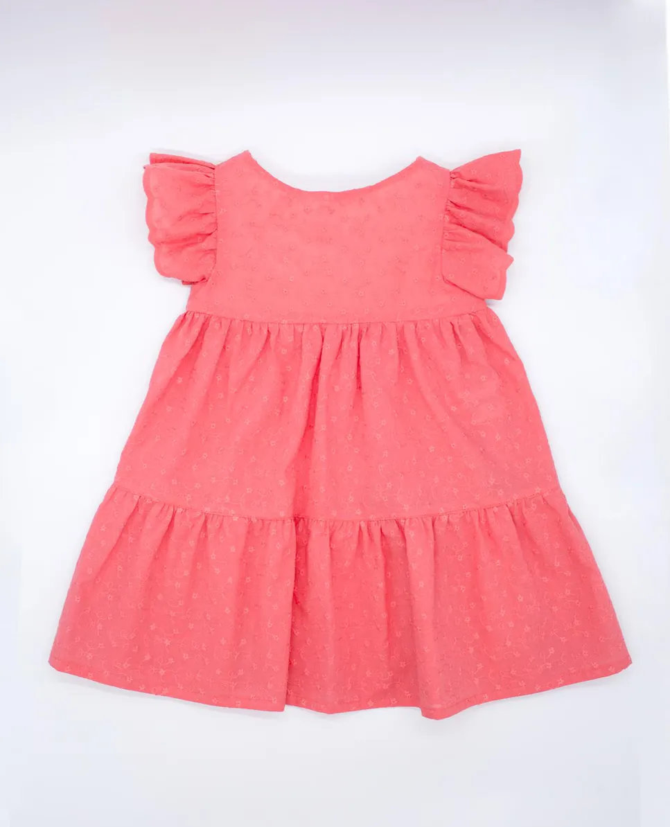 Платье для девочки из хлопка с оборками Fina Ejerique, коралловый
Платье для девочки из хлопка с оборками Fina Ejerique, коралловый