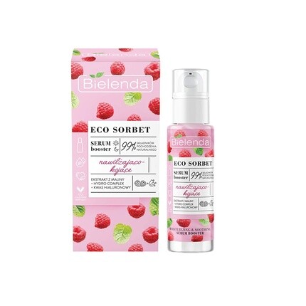 Eco Sorbet Raspberry Booster Сыворотка увлажняющая, 30 мл, Bielenda
Eco Sorbet Raspberry Booster Сыворотка увлажняющая, 30 мл, Bielenda