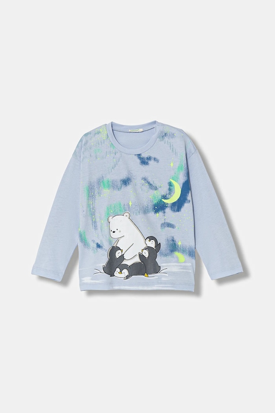 Детский хлопковый лонгслив United Colors Of Benetton, синий
Детский хлопковый лонгслив United Colors Of Benetton, синий