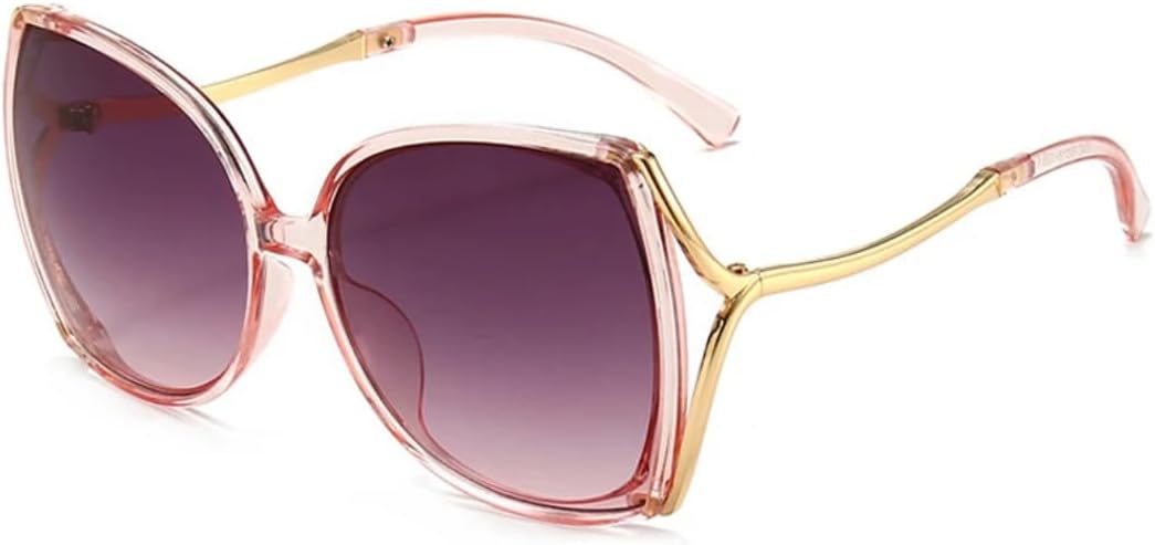 Модные панк-очки класса люкс в крупной оправе «кошачий глаз» для женщин и мужчин, для активного отдыха, поездок, путешествий, металлические, с защитой от УФ-излучения UV400 TVTBBVV, Clear Pink Purple
Модные панк-очки класса люкс в крупной оправе «кошачий глаз» для женщин и мужчин, для активного отдыха, поездок, путешествий, металлические, с защитой от УФ-излучения UV400 TVTBBVV, Clear Pink Purple