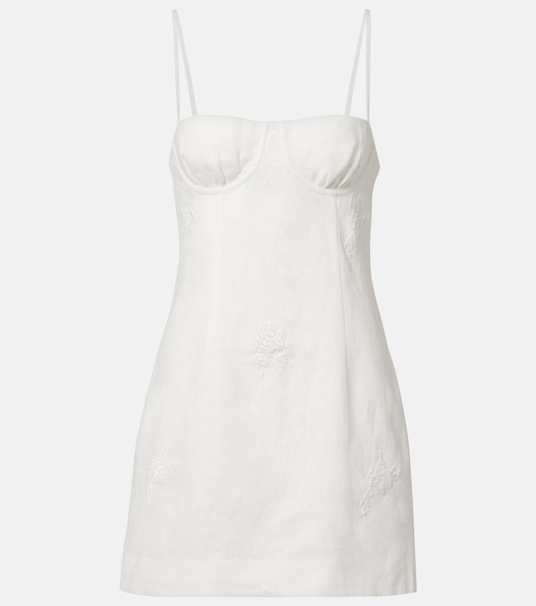 Алессандра вышитая льняная мини-юбка SIR, слоновая кость
Алессандра вышитая льняная мини-юбка SIR, слоновая кость