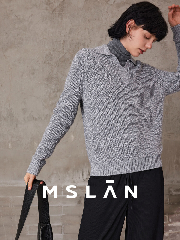 Свитер кашемировый Mslan с лацканами, синий
Свитер кашемировый Mslan с лацканами, синий