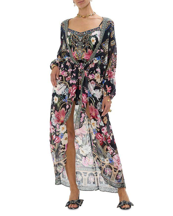 Шелковый купальный халат-кафтан Camilla, мультиколор
Шелковый купальный халат-кафтан Camilla, мультиколор