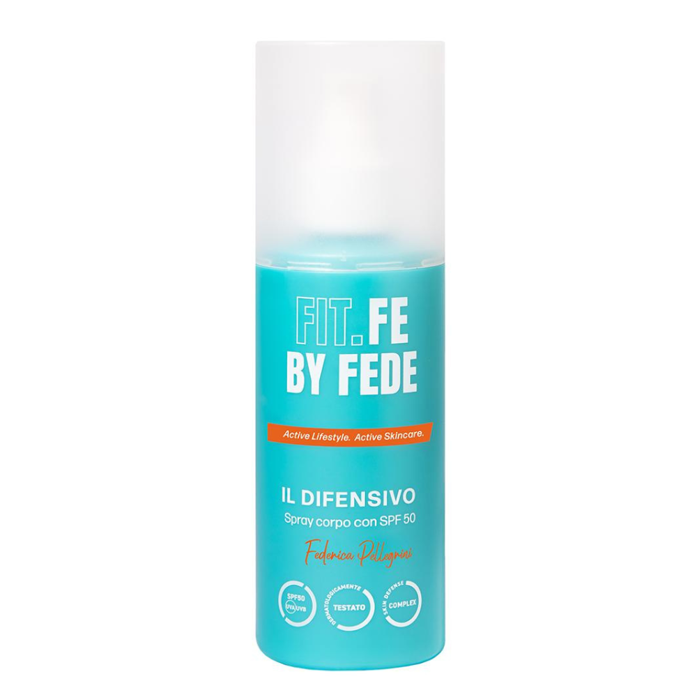 Защитный спрей для тела SPF50 the defender body spray spf 50 Fit.Fe By Fede, 150 мл
Защитный спрей для тела SPF50 the defender body spray spf 50 Fit.Fe By Fede, 150 мл
