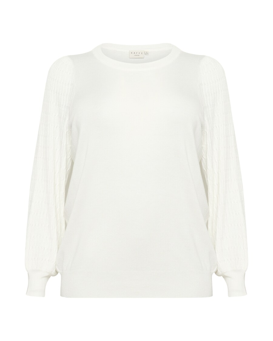 Свитер KAFFE CURVE KC Lini, натуральный белый
Свитер KAFFE CURVE KC Lini, натуральный белый
