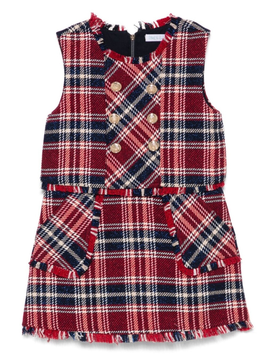 Платье в клетку Abel & Lula, синий
Платье в клетку Abel & Lula, синий