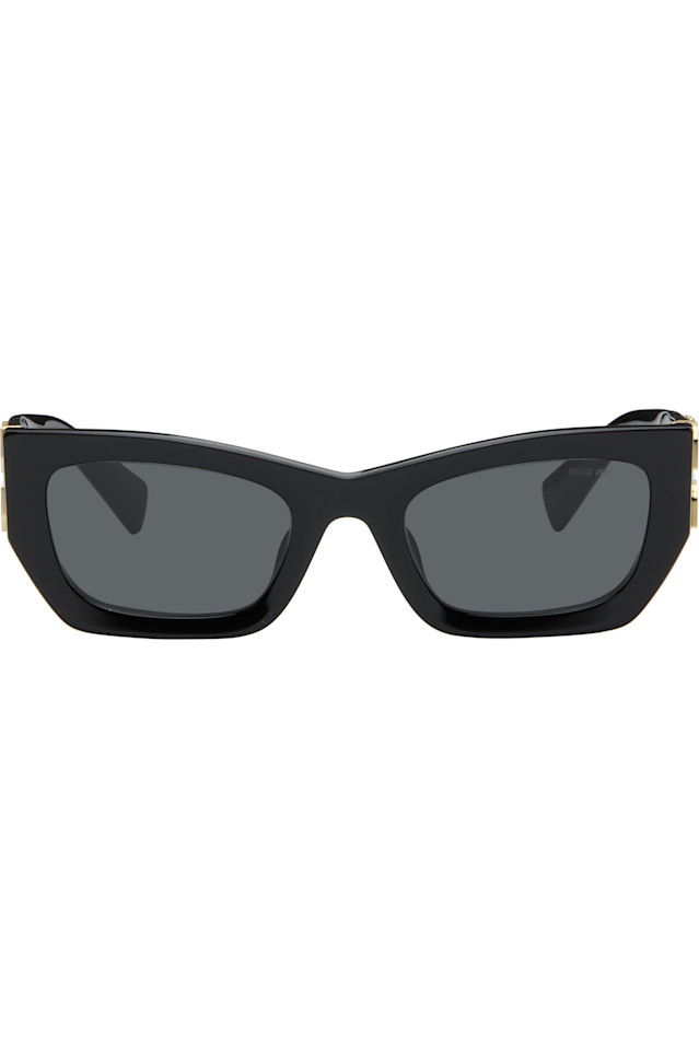 Miu Miu Eyewear Черные солнцезащитные очки Miu Glimpse
Miu Miu Eyewear Черные солнцезащитные очки Miu Glimpse