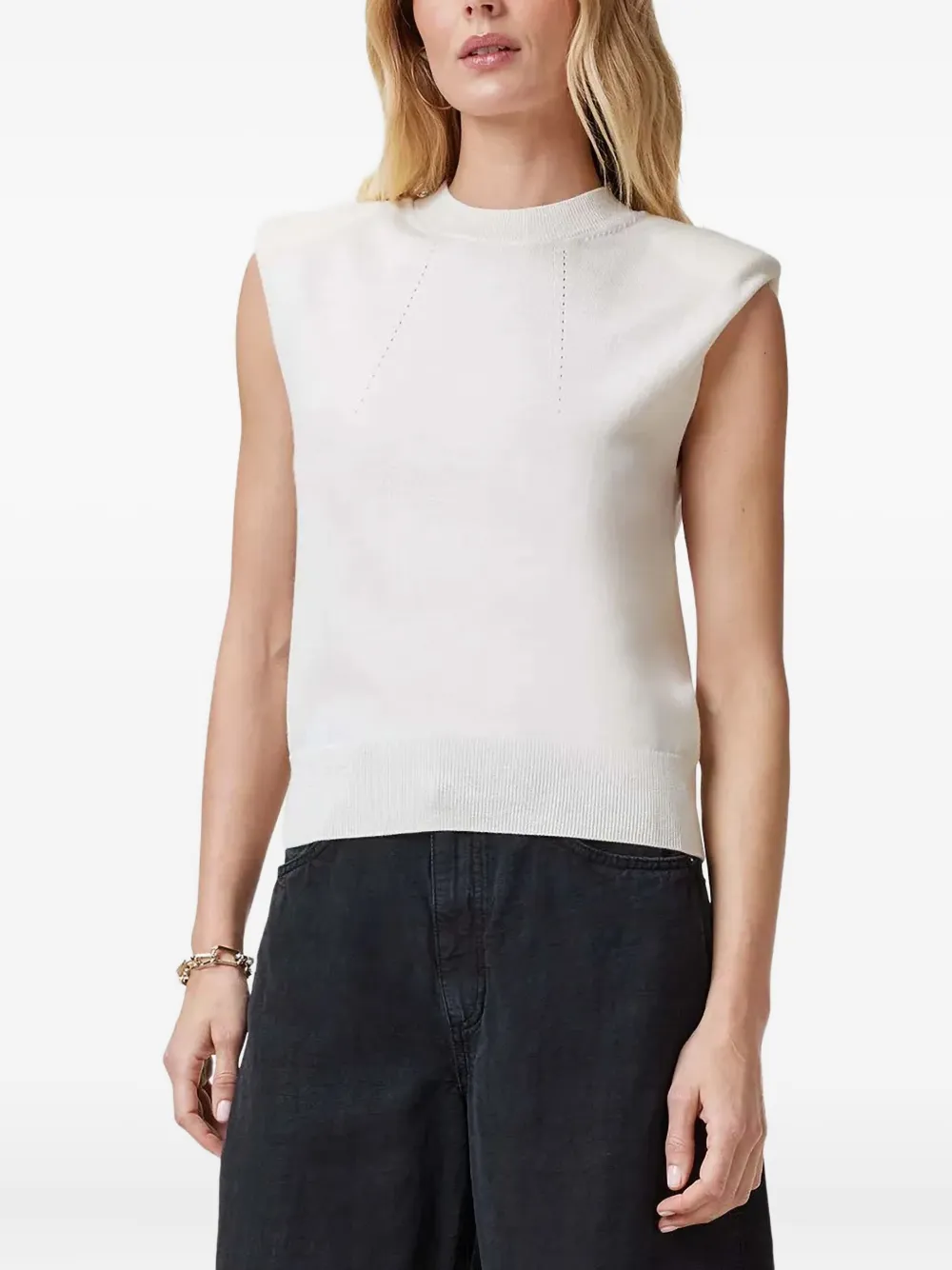 Топ Kayla без рукавов AllSaints, белый
Топ Kayla без рукавов AllSaints, белый