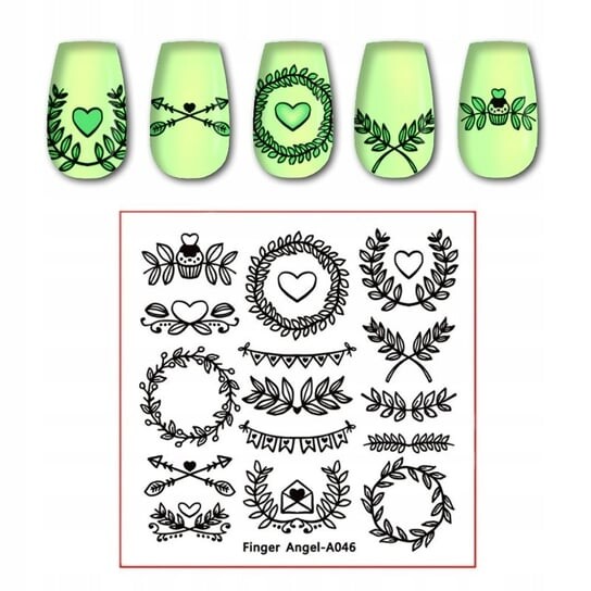 Тарелка для ногтей Штамп для штампа ЛИСТЬЯ ЛАВРОВЫЙ ВЕНОК КАРКАС, Frezarkowo
Тарелка для ногтей Штамп для штампа ЛИСТЬЯ ЛАВРОВЫЙ ВЕНОК КАРКАС, Frezarkowo