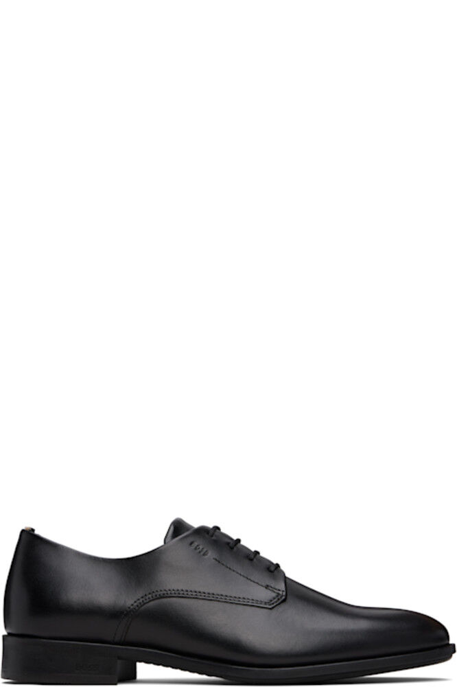 Дерби с черной кожаной фирменной отделкой BOSS
Дерби с черной кожаной фирменной отделкой BOSS