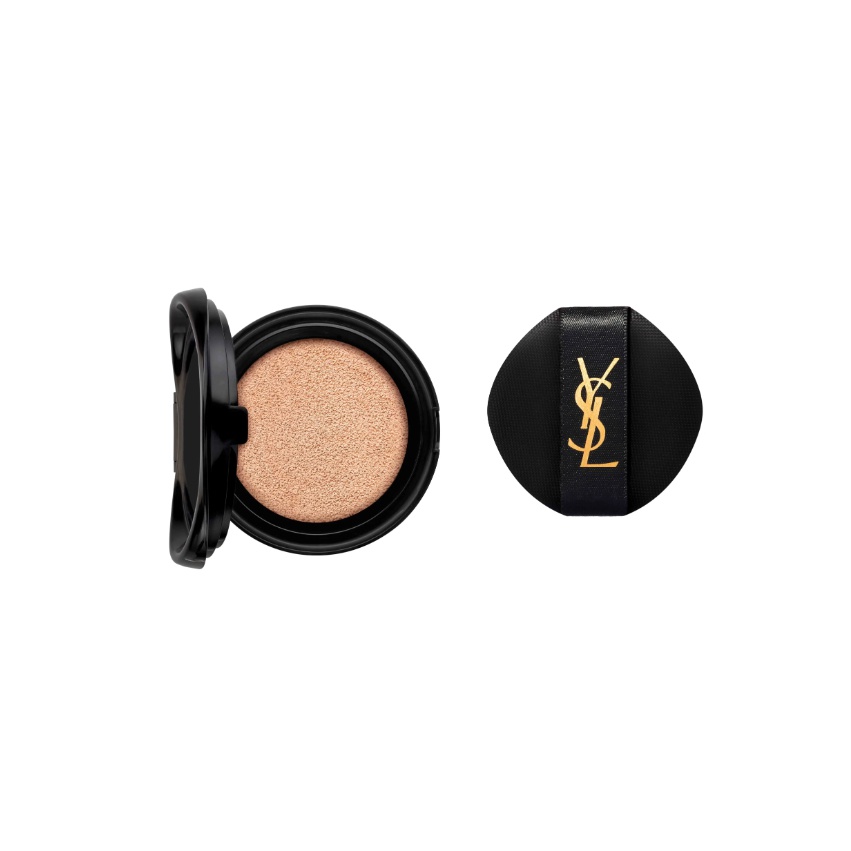 SAINT LAURENT Черный кожаный тональный крем-подушечка для сияния Air Cushions для маскировки с солнцезащитой
SAINT LAURENT Черный кожаный тональный крем-подушечка для сияния Air Cushions для маскировки с солнцезащитой
