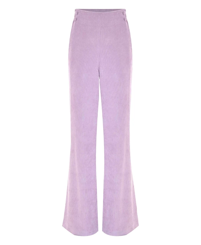 Расклешенные вельветовые брюки с поясом Kocca, розовый
Расклешенные вельветовые брюки с поясом Kocca, розовый