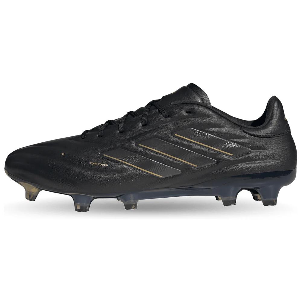 Adidas Copa Pure 2 Elite FG Core Black Carbon Gold Metallic, номер 1 Чёрный/Угольно-чёрный/Золотой
Adidas Copa Pure 2 Elite FG Core Black Carbon Gold Metallic, номер 1 Чёрный/Угольно-чёрный/Золотой