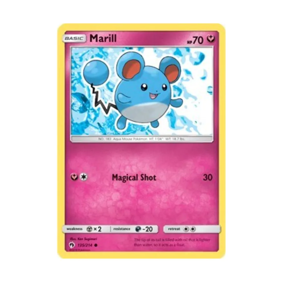 CCG Марилл (К) # 135, Pokemon - SM - Lost Thunder - Singles
CCG Марилл (К) # 135, Pokemon - SM - Lost Thunder - Singles