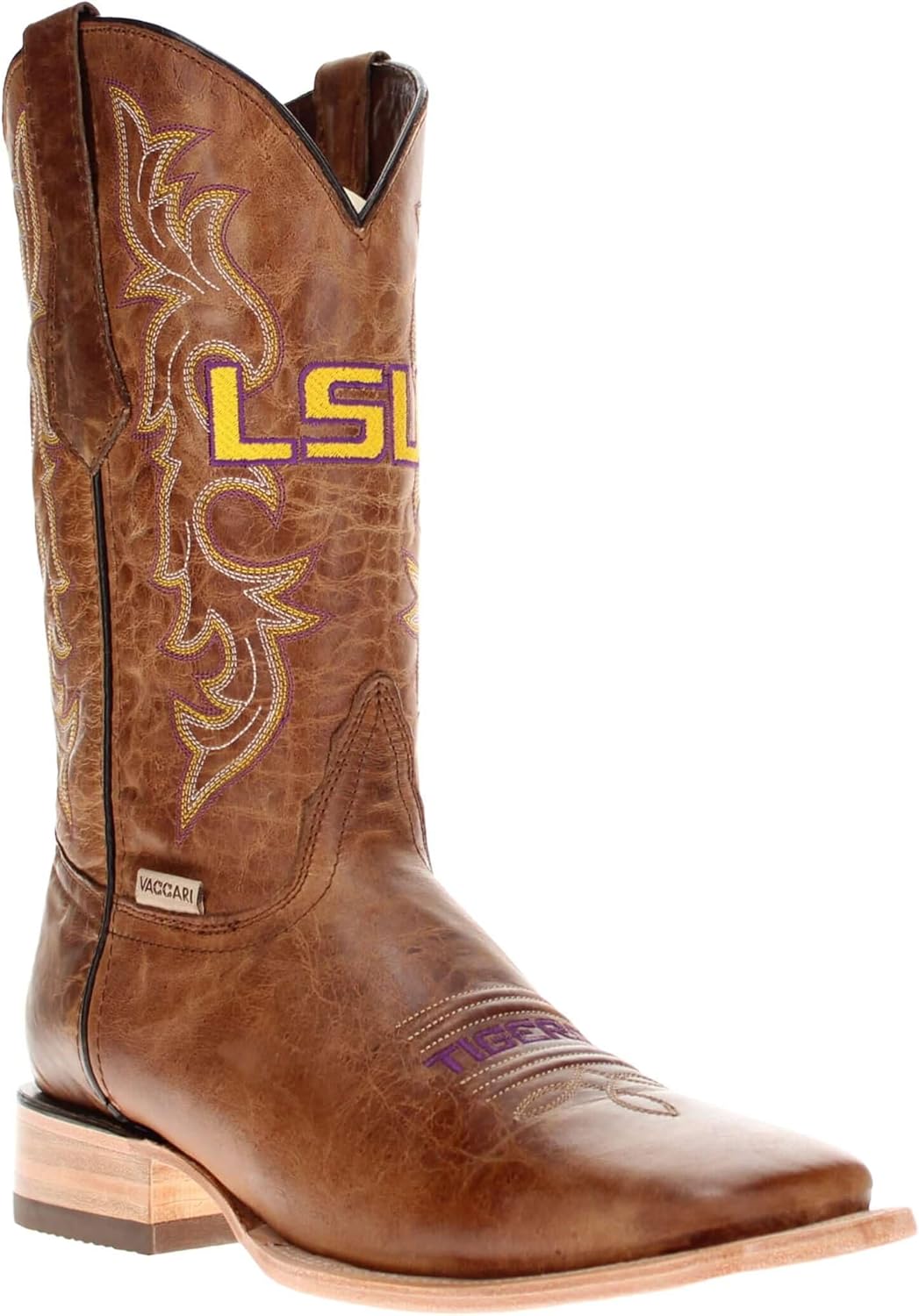 Мужские ковбойские сапоги Vaccari Luke из натуральной кожи с вышивкой NCAA, широким квадратным носком, 8.5 Lsu Tigers
Мужские ковбойские сапоги Vaccari Luke из натуральной кожи с вышивкой NCAA, широким квадратным носком, 8.5 Lsu Tigers