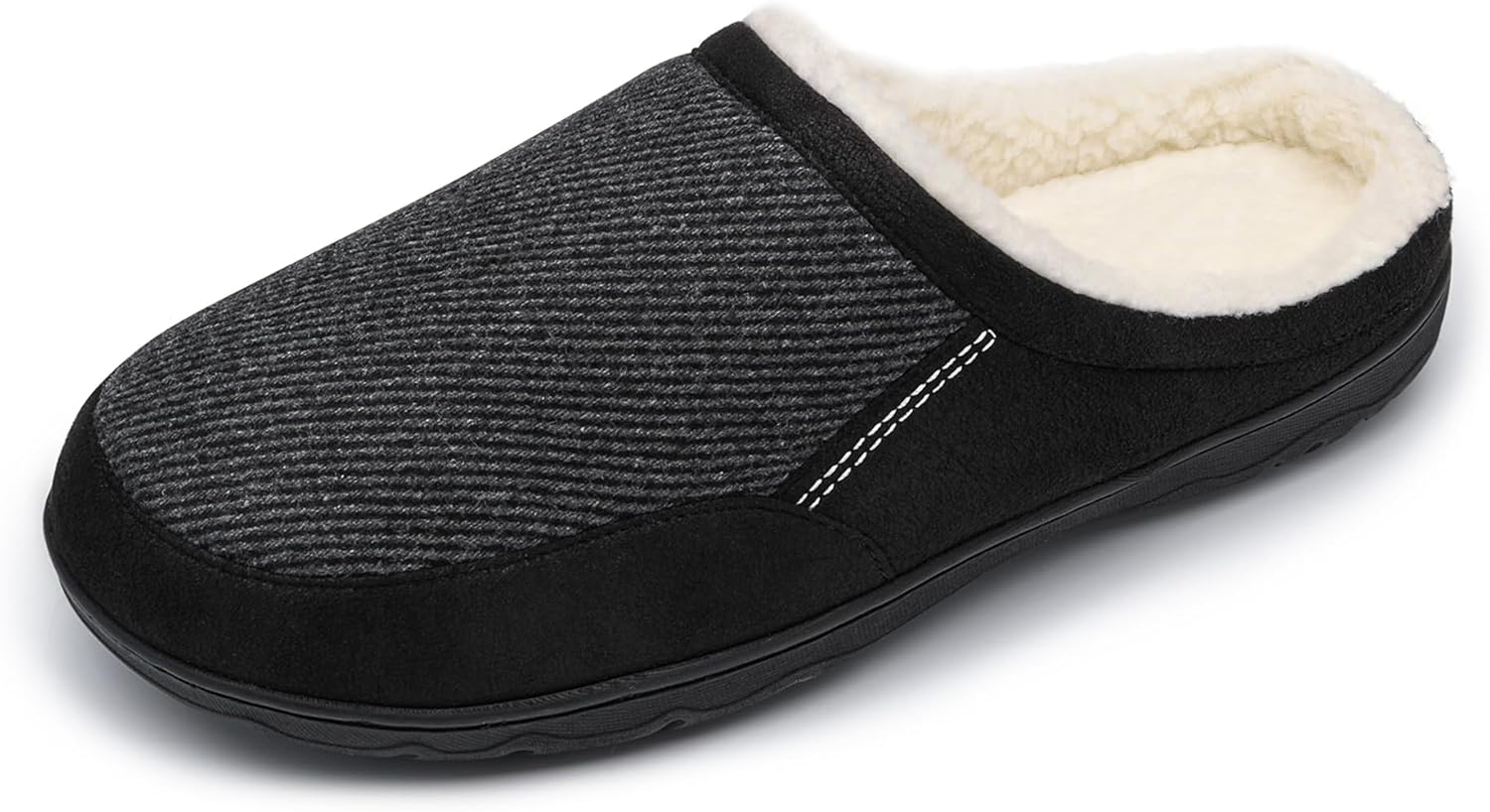 Мужские уютные тапочки DREAM PAIRS с ортопедической подошвой и мягкой плюшевой подкладкой, удобные для дома и улицы, можно стирать, черный
Мужские уютные тапочки DREAM PAIRS с ортопедической подошвой и мягкой плюшевой подкладкой, удобные для дома и улицы, можно стирать, черный
