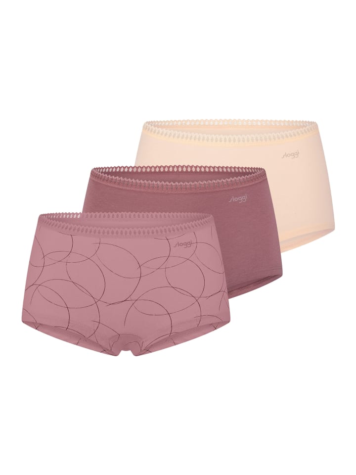 Трусы Sloggi, бежевый/розовый
Трусы Sloggi, бежевый/розовый