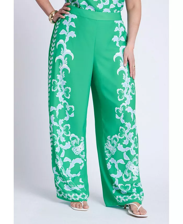 Брюки-карго больших размеров с принтом ELOQUII, синий
Брюки-карго больших размеров с принтом ELOQUII, синий