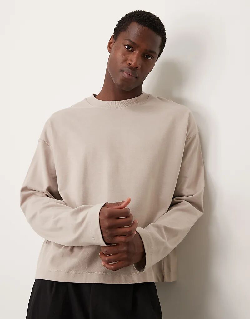 Футболка свободного кроя из плотной ткани премиум-класса с длинными рукавами плотностью 300 г/м² в каменном цвете ASOS DESIGN
Футболка свободного кроя из плотной ткани премиум-класса с длинными рукавами плотностью 300 г/м² в каменном цвете ASOS DESIGN