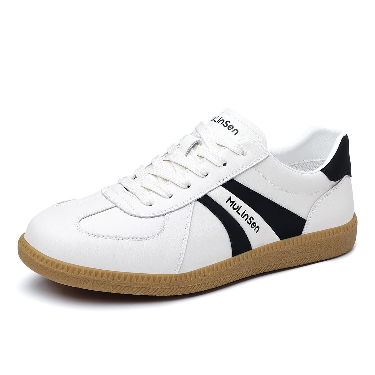 Низкие повседневные мужские кроссовки Mulinsen, белый черный fleece-lined
Низкие повседневные мужские кроссовки Mulinsen, белый черный fleece-lined