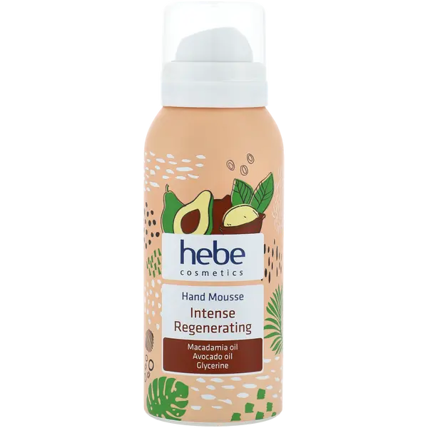 Регенерирующий крем для рук в пене, 100 мл Hebe Cosmetics Hand mousse intense regenerating
Регенерирующий крем для рук в пене, 100 мл Hebe Cosmetics Hand mousse intense regenerating
