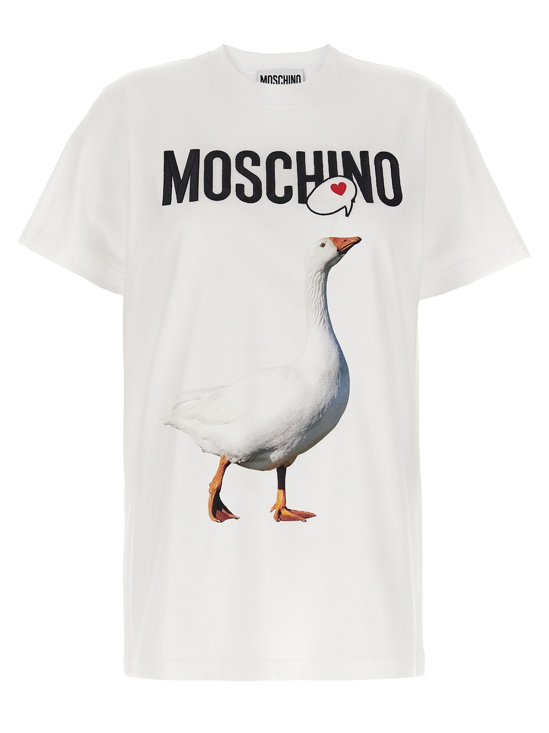 Футболка с вышивкой Moschino, белый
Футболка с вышивкой Moschino, белый