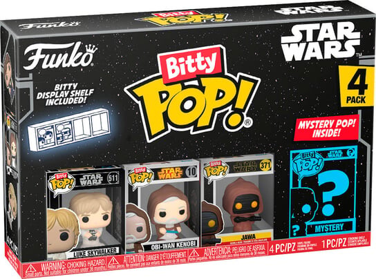 Funko Bitty POP!, Коллекционная фигурка, «Звездные войны», упаковка из 4 штук Funko POP!
Funko Bitty POP!, Коллекционная фигурка, «Звездные войны», упаковка из 4 штук Funko POP!