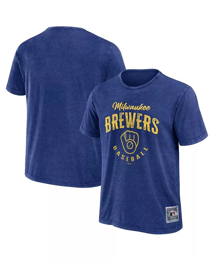 Мужская коллекция Darius Rucker от Heather Royal Milwaukee Brewers Cooperstown, выстиранная футболка Fanatics
Мужская коллекция Darius Rucker от Heather Royal Milwaukee Brewers Cooperstown, выстиранная футболка Fanatics