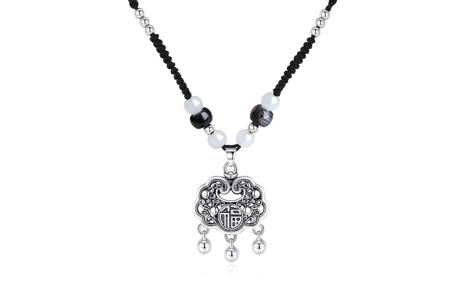 Унисекс ожерелье IWE, Peace lock necklace black
Унисекс ожерелье IWE, Peace lock necklace black