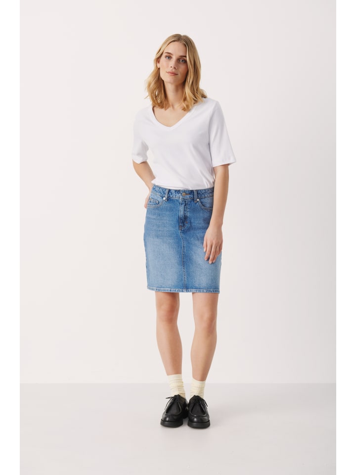 Юбка до колена PART TWO, светло-синий деним
Юбка до колена PART TWO, светло-синий деним