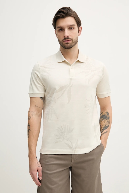 Хлопковая поло Boss, бежевый
Хлопковая поло Boss, бежевый