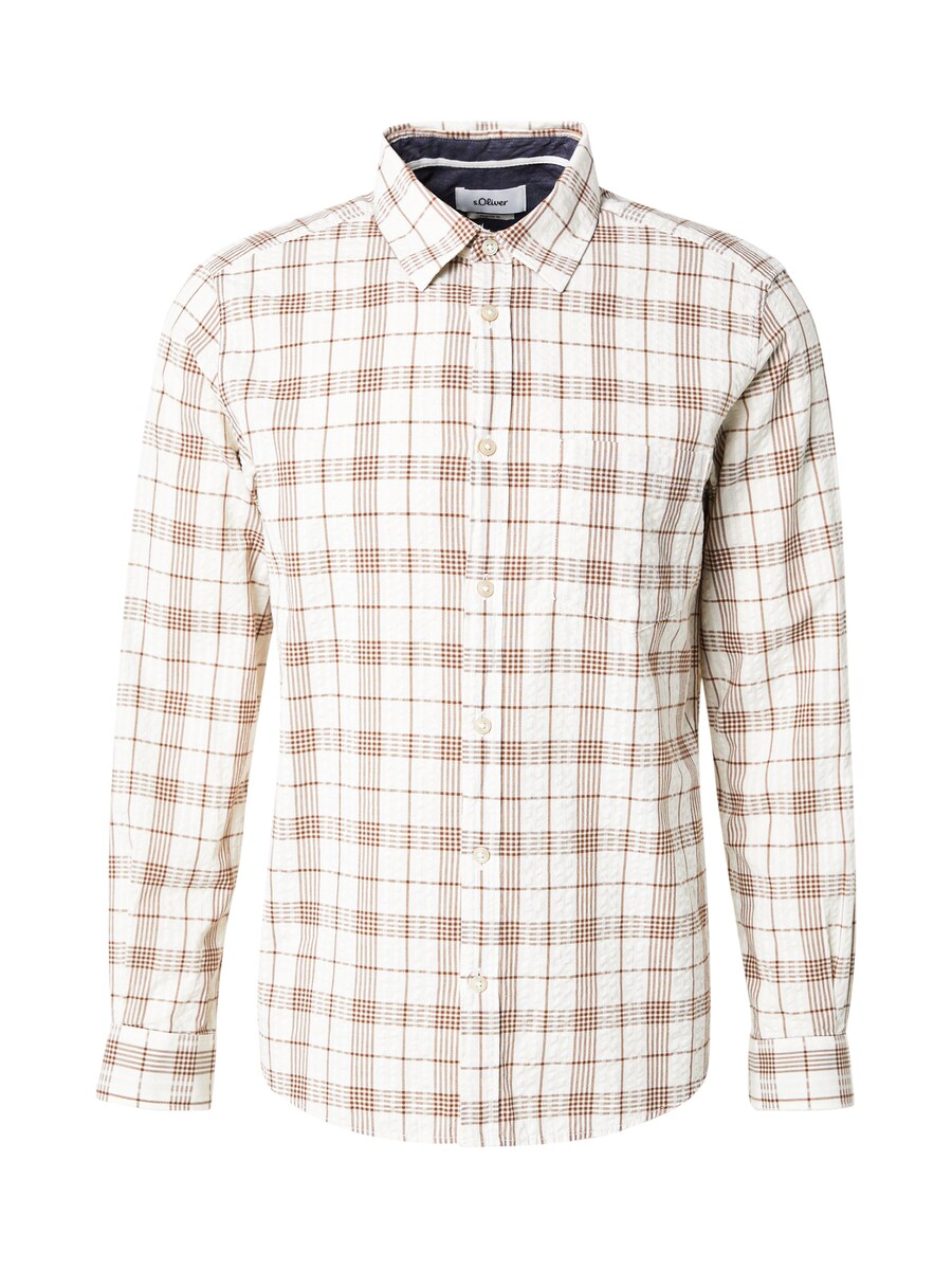 Рубашка на пуговицах классического кроя s.Oliver, белый
Рубашка на пуговицах классического кроя s.Oliver, белый