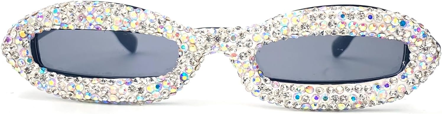 Модные овальные солнцезащитные очки со стразами для женщин в стиле 90-х, блестящие очки в форме губ, аксессуары для дискотек и вечеринок для маленького лица mincl, Black
Модные овальные солнцезащитные очки со стразами для женщин в стиле 90-х, блестящие очки в форме губ, аксессуары для дискотек и вечеринок для маленького лица mincl, Black