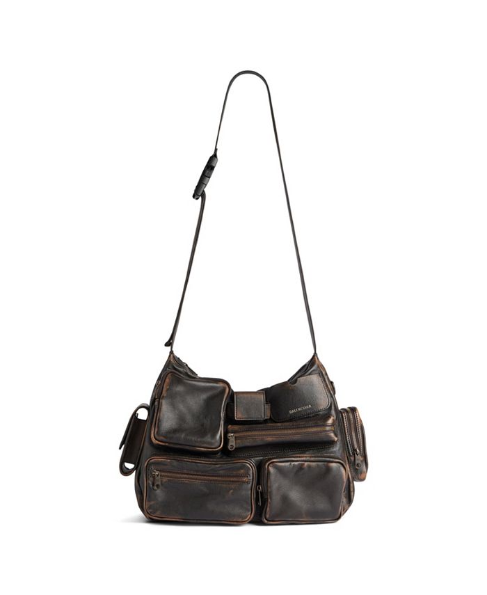 Сумка-мессенджер Superbusy с эффектом поношенности Balenciaga, коричневый
Сумка-мессенджер Superbusy с эффектом поношенности Balenciaga, коричневый