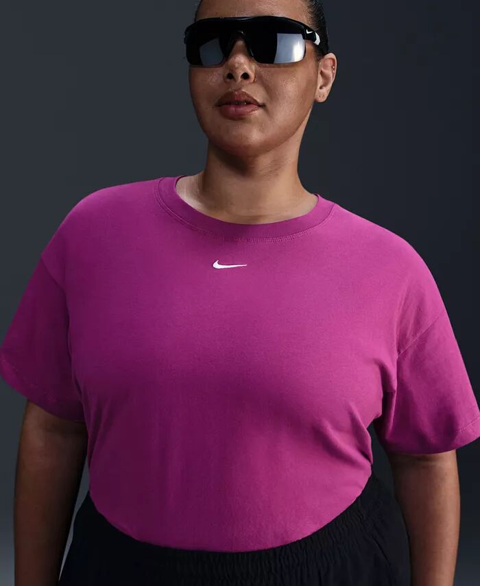 Футболка с логотипом для женщин Plus Size Active Sportswear Essential Nike, фиолетовый
Футболка с логотипом для женщин Plus Size Active Sportswear Essential Nike, фиолетовый