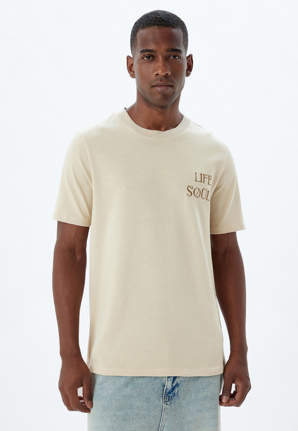 Футболка с принтом Koton, бежевый
Футболка с принтом Koton, бежевый