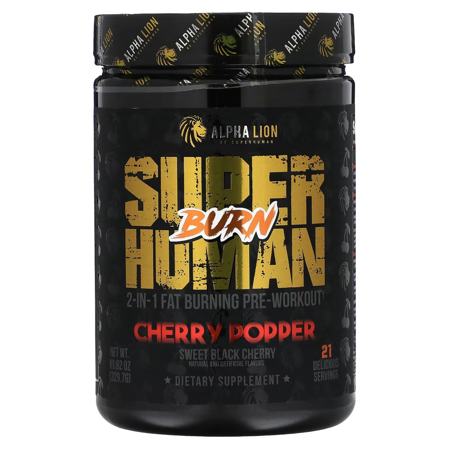 SuperHuman Burn, Cherry Popper, Сладкая черешня, 11,62 унции (329,7 г) Alpha Lion
SuperHuman Burn, Cherry Popper, Сладкая черешня, 11,62 унции (329,7 г) Alpha Lion