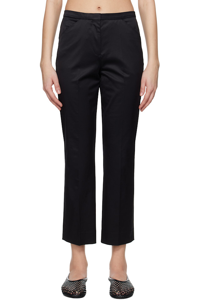 Укороченные прямые брюки Toteme, черный
Укороченные прямые брюки Toteme, черный