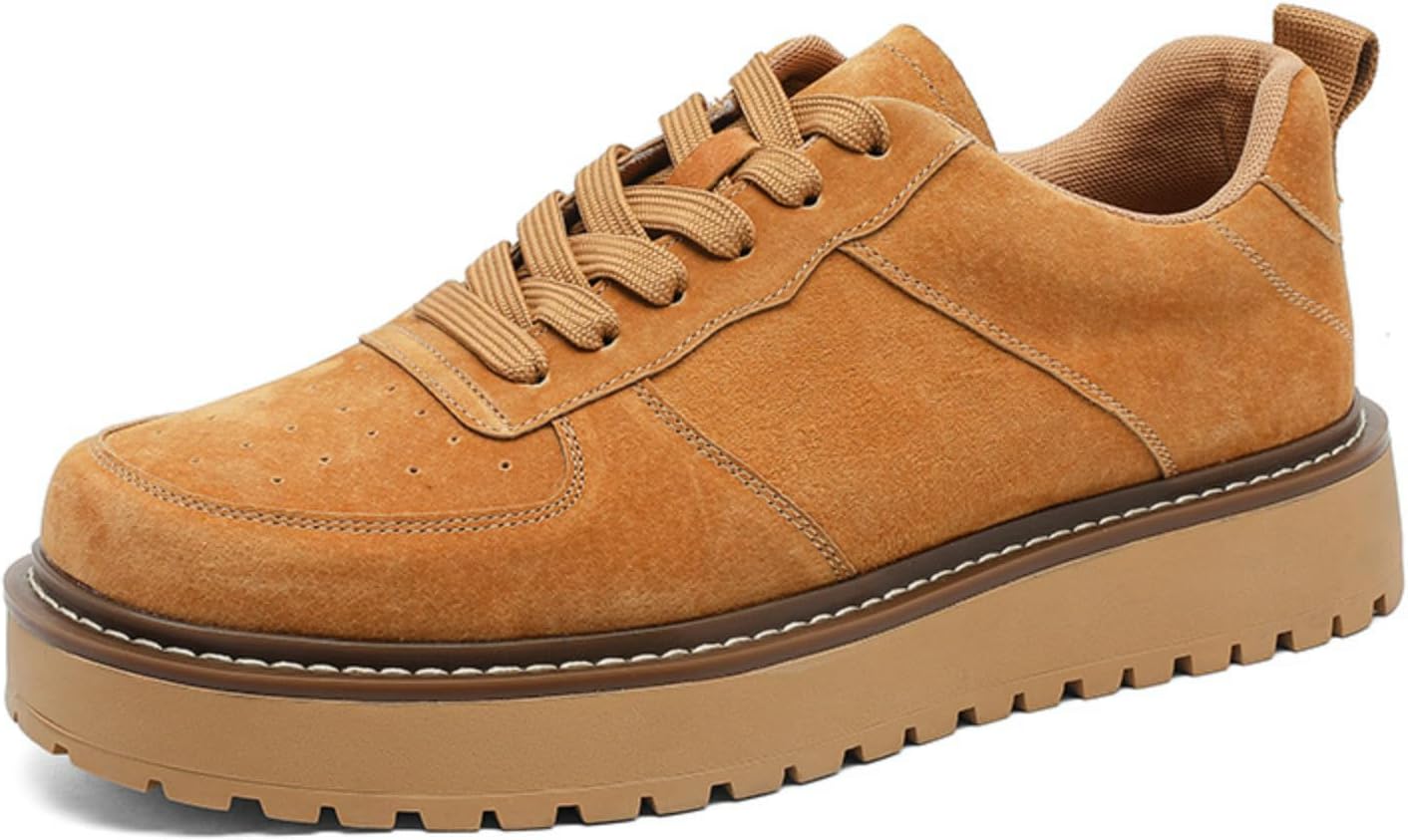 Мужские ретро-кроссовки MACEFIL из замшевой кожи с массивной подошвой, устойчивые к скольжению, удобные, для улицы и промышленной работы, желтый
Мужские ретро-кроссовки MACEFIL из замшевой кожи с массивной подошвой, устойчивые к скольжению, удобные, для улицы и промышленной работы, желтый