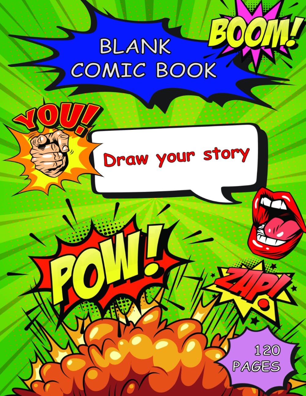Blank Comic Book: Draw your own comic (Independently published)
Blank Comic Book: Draw your own comic (Independently published)