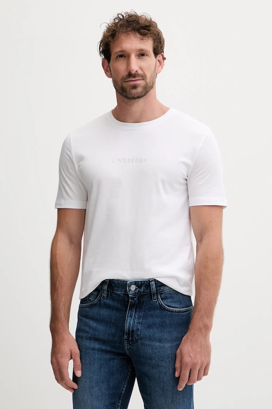 Хлопковая футболка Lindbergh, белый
Хлопковая футболка Lindbergh, белый