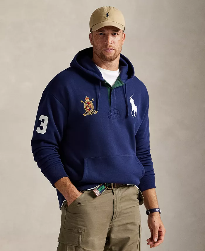 Мужская толстовка с капюшоном Big & Tall с принтом в честь 20-летия Polo Ralph Lauren, синий
Мужская толстовка с капюшоном Big & Tall с принтом в честь 20-летия Polo Ralph Lauren, синий