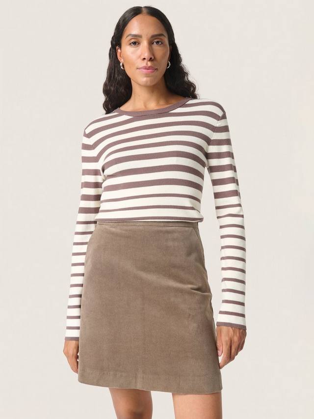 Приталенный джемпер в полоску с шипами Soaked In Luxury, цвет Brown/White
Приталенный джемпер в полоску с шипами Soaked In Luxury, цвет Brown/White