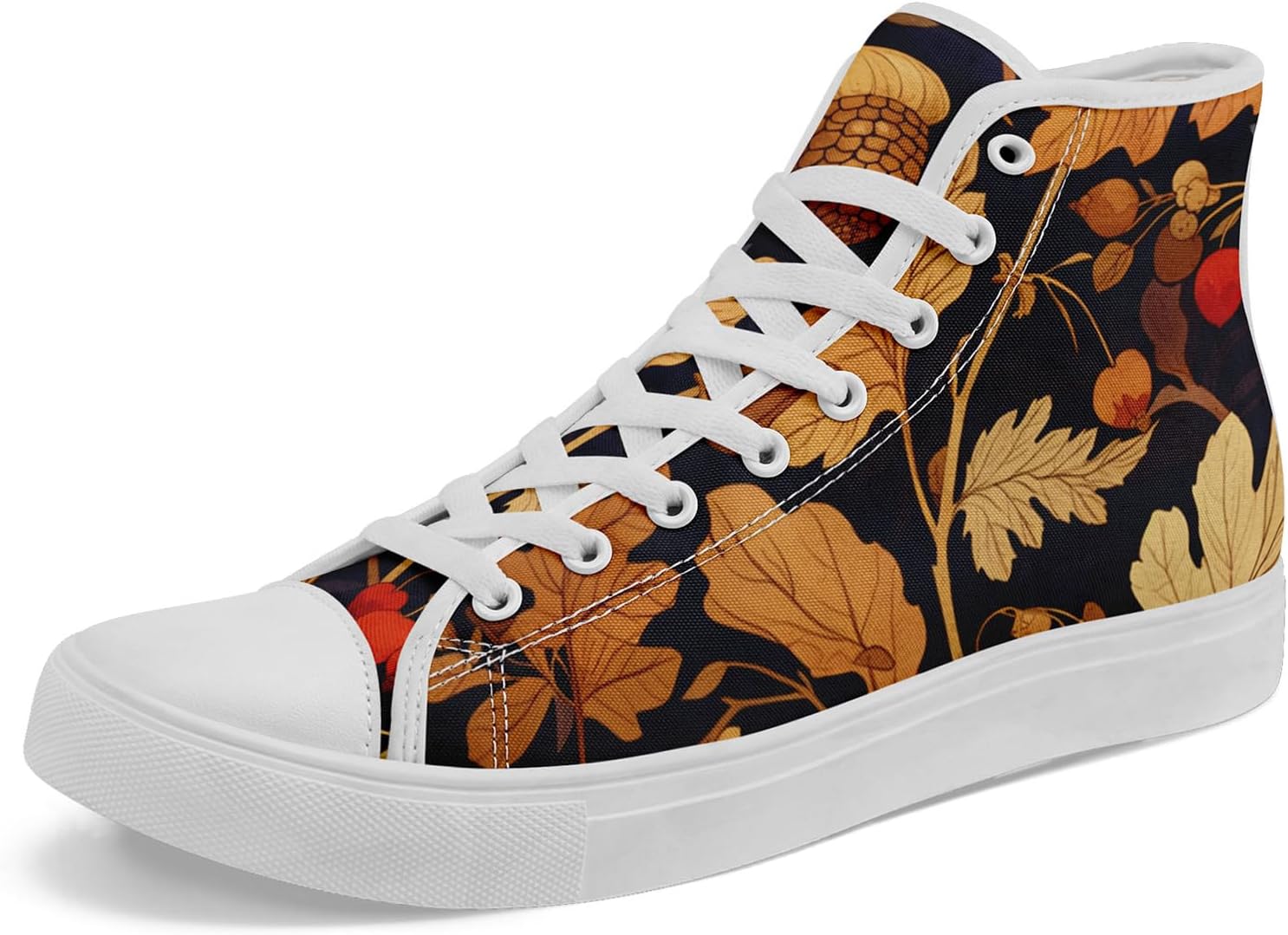 Высокие кеды с цветочным рисунком для мужчин и женщин - стильные плоские кроссовки, удобные, дышащие, повседневная мода Awsole, белый/желтый/оранжевый
Высокие кеды с цветочным рисунком для мужчин и женщин - стильные плоские кроссовки, удобные, дышащие, повседневная мода Awsole, белый/желтый/оранжевый