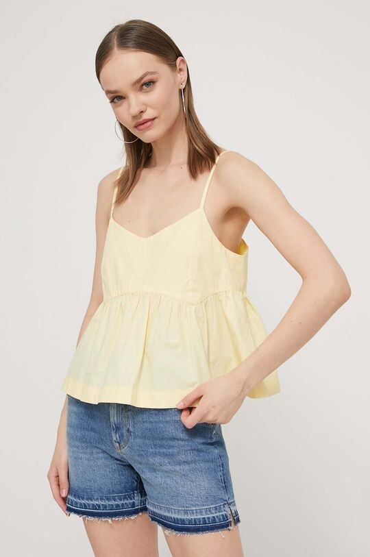Хлопковая блузка Tommy Jeans, желтый
Хлопковая блузка Tommy Jeans, желтый