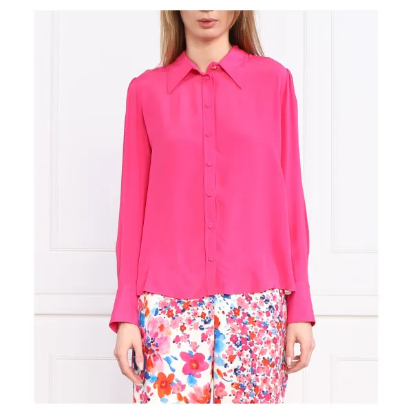 Рубашка стандартного кроя с добавлением шелка Liu Jo, розовый
Рубашка стандартного кроя с добавлением шелка Liu Jo, розовый